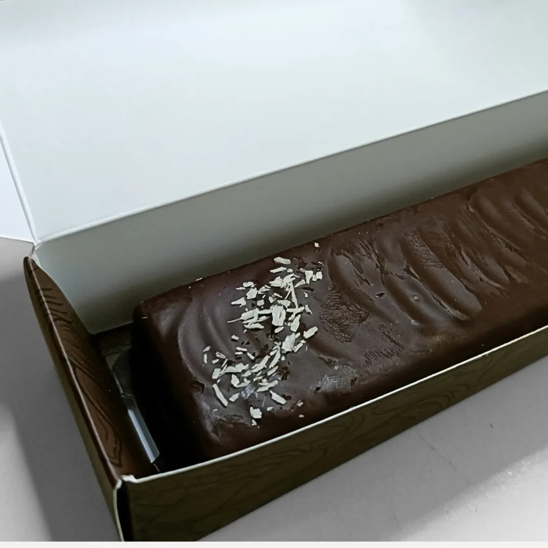 turrón de coco y chocolate